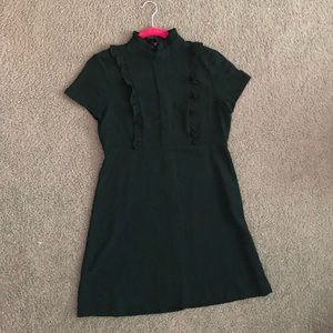 Zara Short Sleeve Emerald Green Dress